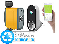 Royal Gardineer WiFi Bewässerungsventil, Wasserzähler Gartenschlauch
