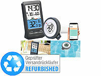 infactory Smartes WLAN-Teich & Poolthermometer, Versandrückläufer