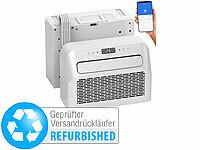 Sichler Haushaltsgeräte Mobile Split-Klimaanlage, Entfeuchterfunktion, Versandrückläufer; Wandheizlüfter mit Thermostat & Fernbedienung Wandheizlüfter mit Thermostat & Fernbedienung 