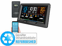 infactory WLAN Wetterstation, Wetterstation für Handy