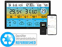 ; Wetterstationen mit Farb-Display, Funkuhr und Außensensor Wetterstationen mit Farb-Display, Funkuhr und Außensensor 