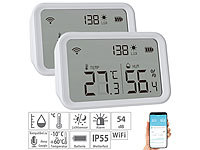 ; WLAN-Temperatur- & Luftfeuchtigkeits-Sensoren mit App-Auswertungen WLAN-Temperatur- & Luftfeuchtigkeits-Sensoren mit App-Auswertungen WLAN-Temperatur- & Luftfeuchtigkeits-Sensoren mit App-Auswertungen WLAN-Temperatur- & Luftfeuchtigkeits-Sensoren mit App-Auswertungen 