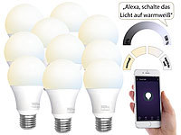 ; WLAN-LED-Lampen E27 RGBW WLAN-LED-Lampen E27 RGBW 