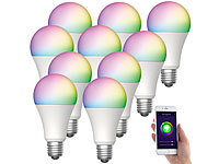 Luminea Home Control WLAN Birnen, WLAN-LED-Lampen Alexa