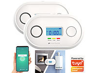 VisorTech Kohlenmonoxid-Detektor, Kohlenmonoxid Sensor, CO-Melder WiFi