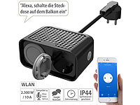 Luminea Home Control; WLAN-Steckdosen mit Stromkosten-Messfunktion