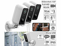 VisorTech; Netzwerk-Überwachungssysteme mit Rekorder, Kamera, Personenerkennung und App Netzwerk-Überwachungssysteme mit Rekorder, Kamera, Personenerkennung und App