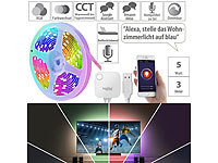 ; RGB-LED-Lichterdrähte mit WLAN, App- und Sprach-Steuerung RGB-LED-Lichterdrähte mit WLAN, App- und Sprach-Steuerung RGB-LED-Lichterdrähte mit WLAN, App- und Sprach-Steuerung RGB-LED-Lichterdrähte mit WLAN, App- und Sprach-Steuerung 