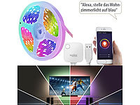 ; WLAN-RGB-LED-Lichtstreifen mit App und Sprachsteuerung, WLAN-RGBIC-LED-Lichtsteifen mit App und SprachsteuerungUSB-WLAN-LED-Streifen-Set in RGB und CCT mit Sprach- & Soundsteuerung WLAN-RGB-LED-Lichtstreifen mit App und Sprachsteuerung, WLAN-RGBIC-LED-Lichtsteifen mit App und SprachsteuerungUSB-WLAN-LED-Streifen-Set in RGB und CCT mit Sprach- & Soundsteuerung WLAN-RGB-LED-Lichtstreifen mit App und Sprachsteuerung, WLAN-RGBIC-LED-Lichtsteifen mit App und SprachsteuerungUSB-WLAN-LED-Streifen-Set in RGB und CCT mit Sprach- & Soundsteuerung WLAN-RGB-LED-Lichtstreifen mit App und Sprachsteuerung, WLAN-RGBIC-LED-Lichtsteifen mit App und SprachsteuerungUSB-WLAN-LED-Streifen-Set in RGB und CCT mit Sprach- & Soundsteuerung 