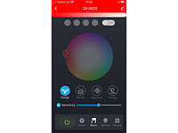 ; USB-WLAN-LED-Streifen-Set in RGB mit Sprach- & Soundsteuerung 