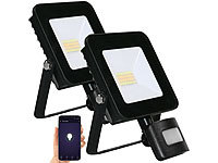 ; Wetterfeste WLAN-Fluter mit RGB-CCT-LEDs, App-Steuerung Wetterfeste WLAN-Fluter mit RGB-CCT-LEDs, App-Steuerung Wetterfeste WLAN-Fluter mit RGB-CCT-LEDs, App-Steuerung Wetterfeste WLAN-Fluter mit RGB-CCT-LEDs, App-Steuerung 