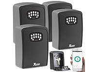 Xcase Garten Schlüsselbox, Schlüsselsafe mit Zahlenschloss