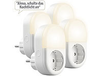 Luminea Home Control Nachtlicht mit Timer, Nachtlicht Elesion