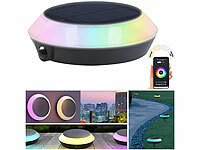 Lunartec Smarte Solarleuchten, Solarlampe Balkon