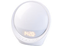 ; UKW-Radiowecker mit 2 Weckzeiten und LED-Anzeige, Radio-LichtweckerRadio-Lichtwecker Bluetooth 
