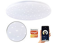 Luminea Home Control Wohnzimmerlampe, Deckenlampe Sternenhimmel