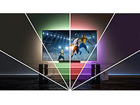 ; USB-WLAN-LED-Streifen-Set in RGB mit Sprach- & Soundsteuerung USB-WLAN-LED-Streifen-Set in RGB mit Sprach- & Soundsteuerung USB-WLAN-LED-Streifen-Set in RGB mit Sprach- & Soundsteuerung USB-WLAN-LED-Streifen-Set in RGB mit Sprach- & Soundsteuerung 