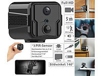 7links Micro-IP-Kamera, WLAN, Full HD, Akku, PIR, Nachtsicht, 12 Mon. Standby