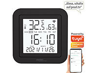 Luminea Home Control WiFi Thermometer, Alexa-Infrarot-Fernbedienung