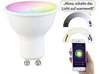 Luminea Home Control Einbaustrahler, Alexa Licht, LED GU10 Alexa