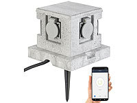 Royal Gardineer Steckdosenstein, Gartensteckdose WLAN