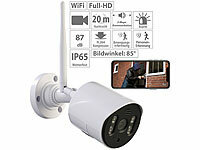 7links 2er-Set WLAN-IP-Kameras mit Full HD, Dual-Nachtsicht, App, LAN, IP65