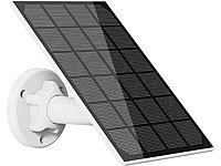 revolt Outdoor-IP-Kamera + Universal-Solarpanel für Akku-IP-Kameras, 3W, IP65