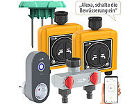 ; Bewässerungscomputer mit Multi-Schlauch-Anschlüssen 
