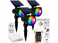 ; LED-Solar-Außenlampen mit PIR-Sensoren (neutralweiß) 