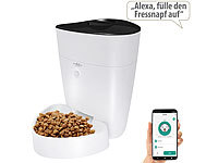 infactory Smarter Futterspender für Hunde & Katzen mit WLAN und App, 4 l