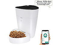 infactory Smarter Futterspender für Hunde & Katzen mit WLAN und App, 4 l; Anti-Schling-Näpfe für Hunde & Katzen Anti-Schling-Näpfe für Hunde & Katzen Anti-Schling-Näpfe für Hunde & Katzen Anti-Schling-Näpfe für Hunde & Katzen 