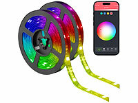 Luminea Home Control Led Lichtleiste, Led Stripes Alexa