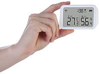 ; WLAN-Temperatur- & Luftfeuchtigkeits-Sensoren mit App-Auswertungen 