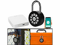 Xcase WLAN Schloss, Vorhängeschloss App gesteuert, WiFi Schloss