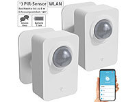 Luminea Home Control 2er-Set ZigBee-PIR-Bewegungsmelder, 8 m Reichweite, App; WLAN-Tür & Fensteralarme WLAN-Tür & Fensteralarme WLAN-Tür & Fensteralarme WLAN-Tür & Fensteralarme 