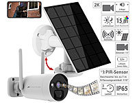 VisorTech 2K-Funk-Kamera für Rekorder DSC-500.nvr, Solarpanel, Nachtsicht, PIR; IP-Funk-Überwachungssysteme IP-Funk-Überwachungssysteme 
