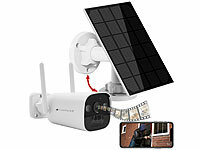 VisorTech Camera, Solar Überwachungscamera, Solar Akku Kamera