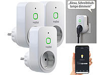 Luminea Home Control Lampen-Dimmer Steckdose