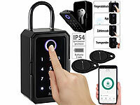 Xcase Smarter Schlüssel-Safe, Touch-PIN, Fingerprint, Transponder, Bluetooth