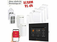 VisorTech Alarmanlage Set, WiFi Alarmanlage, Alarmanlage Smart Home