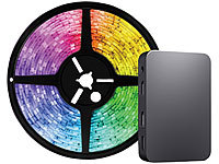 ; USB-WLAN-LED-Streifen-Set in RGB mit Sprach- & Soundsteuerung USB-WLAN-LED-Streifen-Set in RGB mit Sprach- & Soundsteuerung USB-WLAN-LED-Streifen-Set in RGB mit Sprach- & Soundsteuerung USB-WLAN-LED-Streifen-Set in RGB mit Sprach- & Soundsteuerung 