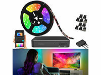 ; USB-WLAN-LED-Streifen-Set in RGB mit Sprach- & Soundsteuerung USB-WLAN-LED-Streifen-Set in RGB mit Sprach- & Soundsteuerung USB-WLAN-LED-Streifen-Set in RGB mit Sprach- & Soundsteuerung USB-WLAN-LED-Streifen-Set in RGB mit Sprach- & Soundsteuerung 