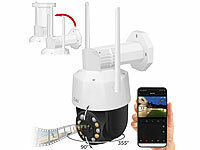 7links PTZ Kamera, Überwachung mit Zoom, WiFi Outdoor Webcam