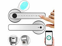 VisorTech Smarte Türklinke, Smarter Türgriff, Fingerprint Türöffner