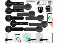 VisorTech 5er-Set Sicherheits-Türbeschläge mit Fingerabdruck-Scanner, PIN & App; WLAN-Alarmanlagen mit GSM-Handynetz-Anbindungen, Sicherheits-Türbeschläge mit Fingerabdruck-Scanner und Transponder WLAN-Alarmanlagen mit GSM-Handynetz-Anbindungen, Sicherheits-Türbeschläge mit Fingerabdruck-Scanner und Transponder WLAN-Alarmanlagen mit GSM-Handynetz-Anbindungen, Sicherheits-Türbeschläge mit Fingerabdruck-Scanner und Transponder WLAN-Alarmanlagen mit GSM-Handynetz-Anbindungen, Sicherheits-Türbeschläge mit Fingerabdruck-Scanner und Transponder 