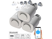 revolt 3er-Set programmierbare Heizkörper-Thermostate mit Bluetooth und App