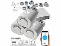 revolt 3er-Set programmierbare Heizkörper-Thermostate mit WLAN-Gateway & App; WLAN-Raumthermostate