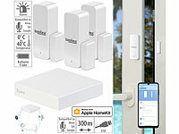 7links HomeKit-Set: ZigBee-Gateway + 3x Tür-/Fenstersensor, Sprachsteuerung; WLAN-IP-Nachtsicht-Überwachungskameras & Babyphones WLAN-IP-Nachtsicht-Überwachungskameras & Babyphones WLAN-IP-Nachtsicht-Überwachungskameras & Babyphones 