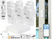 7links HomeKit-Set: ZigBee-Gateway + 10x Tür-/Fenstersensor, Sprachsteuerung; WLAN-IP-Nachtsicht-Überwachungskameras & Babyphones WLAN-IP-Nachtsicht-Überwachungskameras & Babyphones WLAN-IP-Nachtsicht-Überwachungskameras & Babyphones 