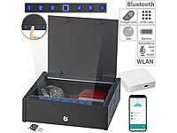 Xcase Tresor mit biometrischer Fingerabdruckerkennung, WLAN-Gateway und App